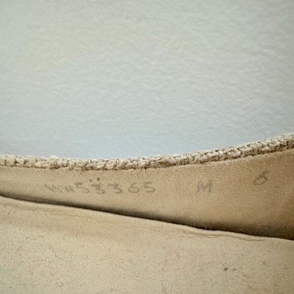 Stuart Weitzman Women's Silver Glitter Ballet Flats size 6M - Picture 6 of 6